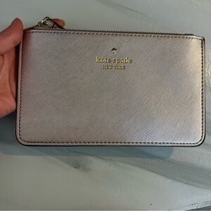 NWOT Kate Spade Rose gold Wristlet
